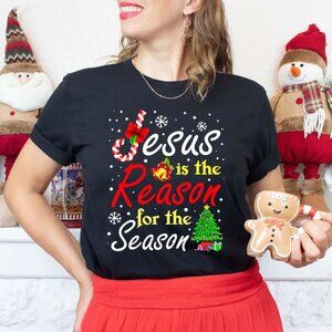 Jesus the Reason for the Season Christian Christmas Shirt
